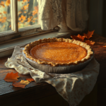 Freshly Baked Iconic Milk Bar Pumpkin Pie with Oat Cookie Crust