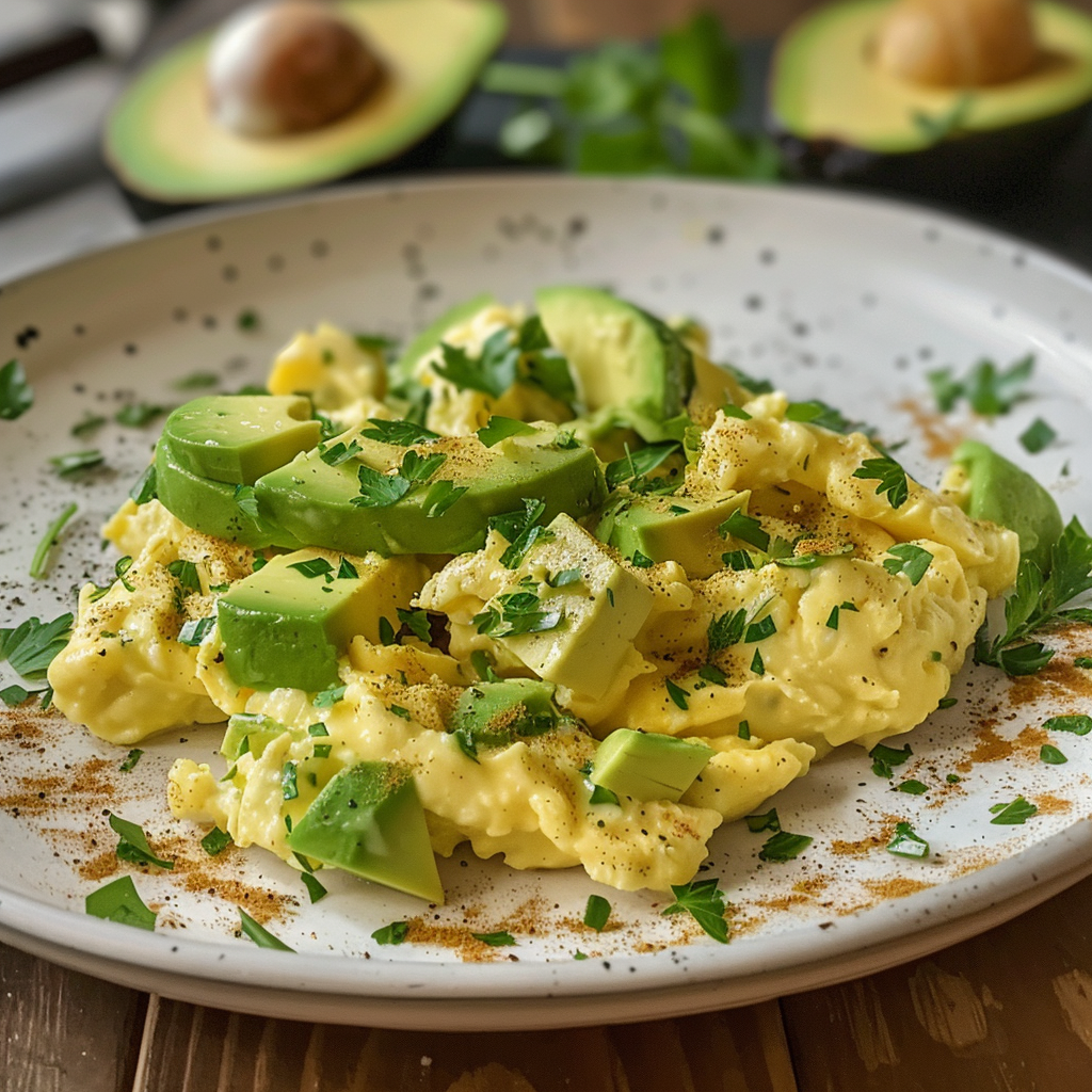 Avocado Scrambled Eggs Recipe – Healthy and Creamy Breakfast