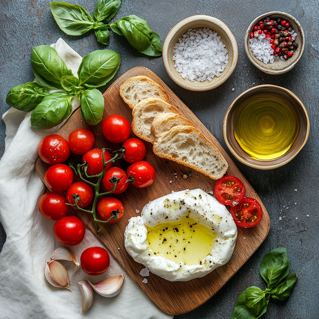 Burrata Bruschetta Ingredients